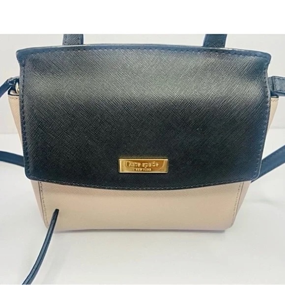‼️NWOT KATE SPADE Black and Tan ColorBlock Satchel Crossbody PLUS 12 Item Bundle - Picture 7 of 11